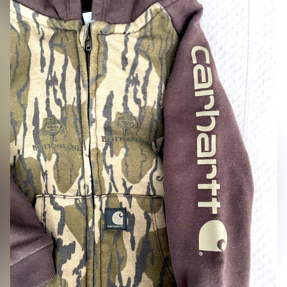 Carhartt Zip Onesie with Hood- Toddler